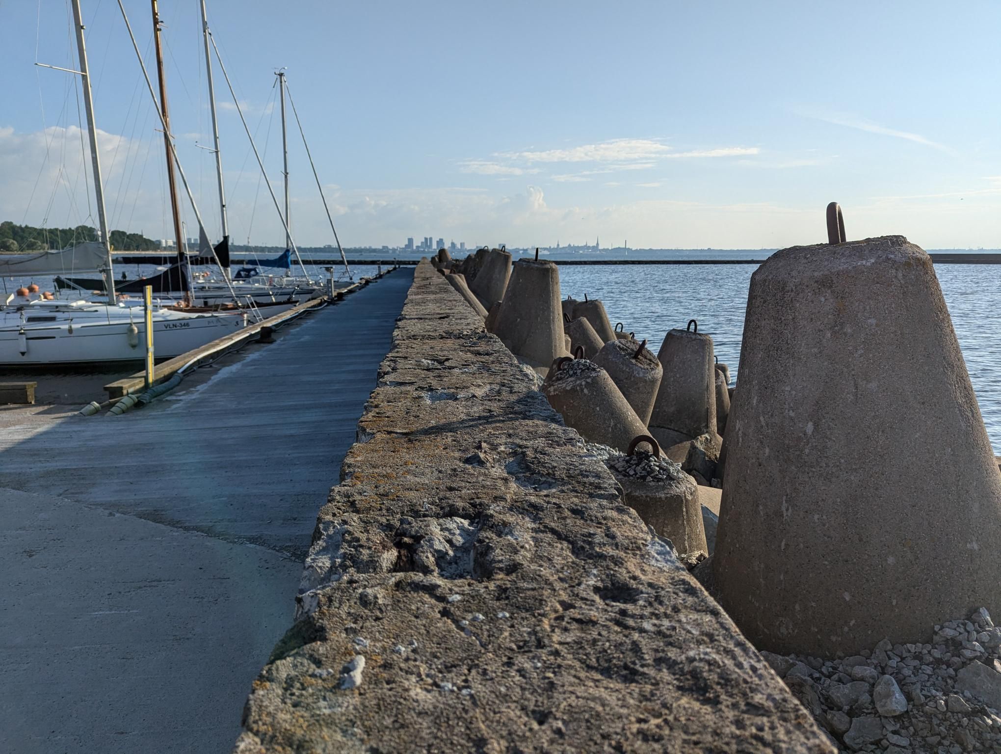 Running along the Baltic Sea